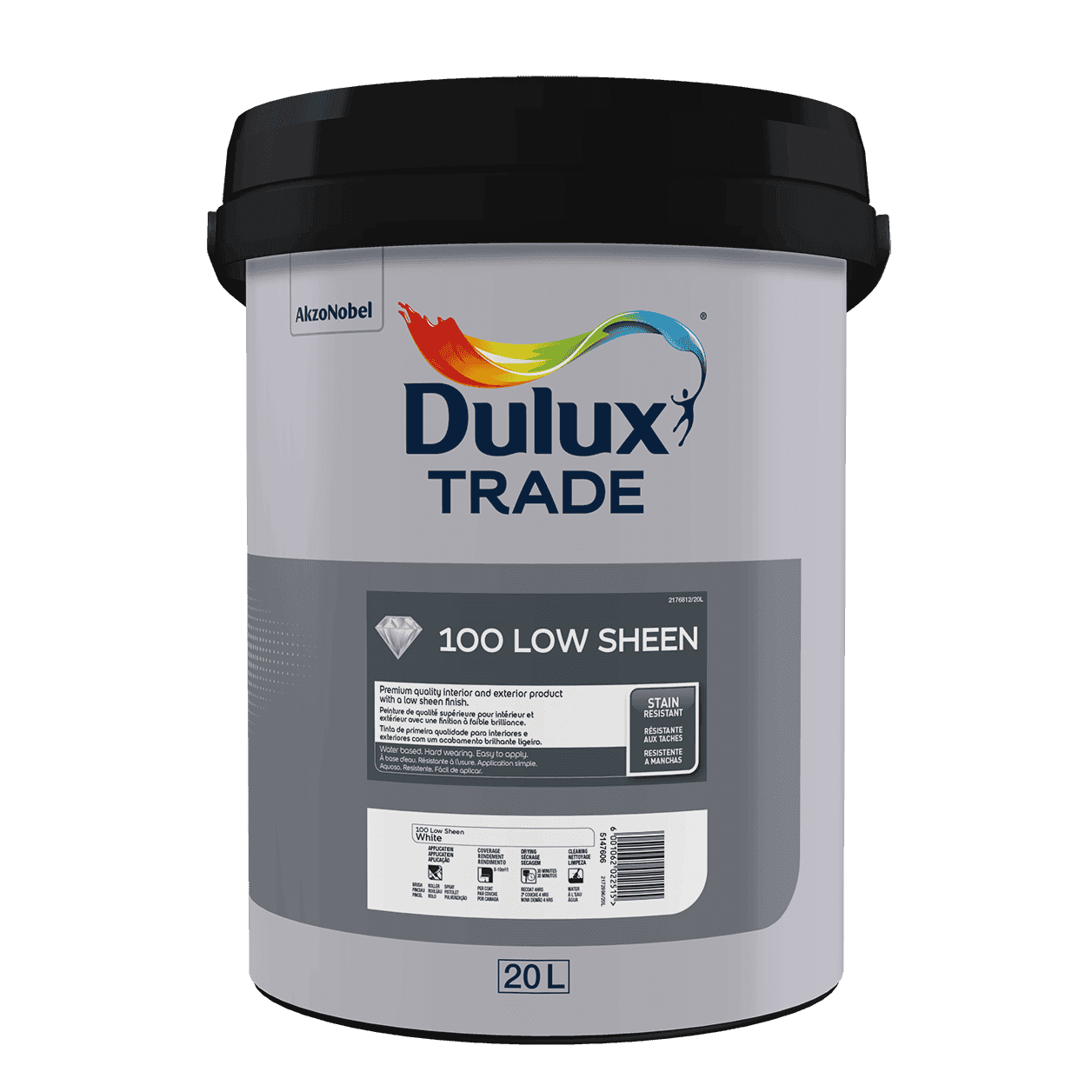 An image of Dulux Trade 100 Lowsheen